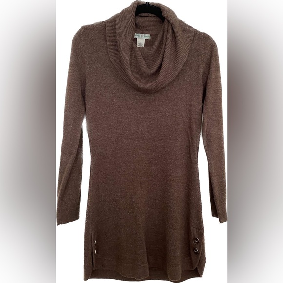 Vintage Suzie size small cowl neck sweater in brown - Picture 1 of 3